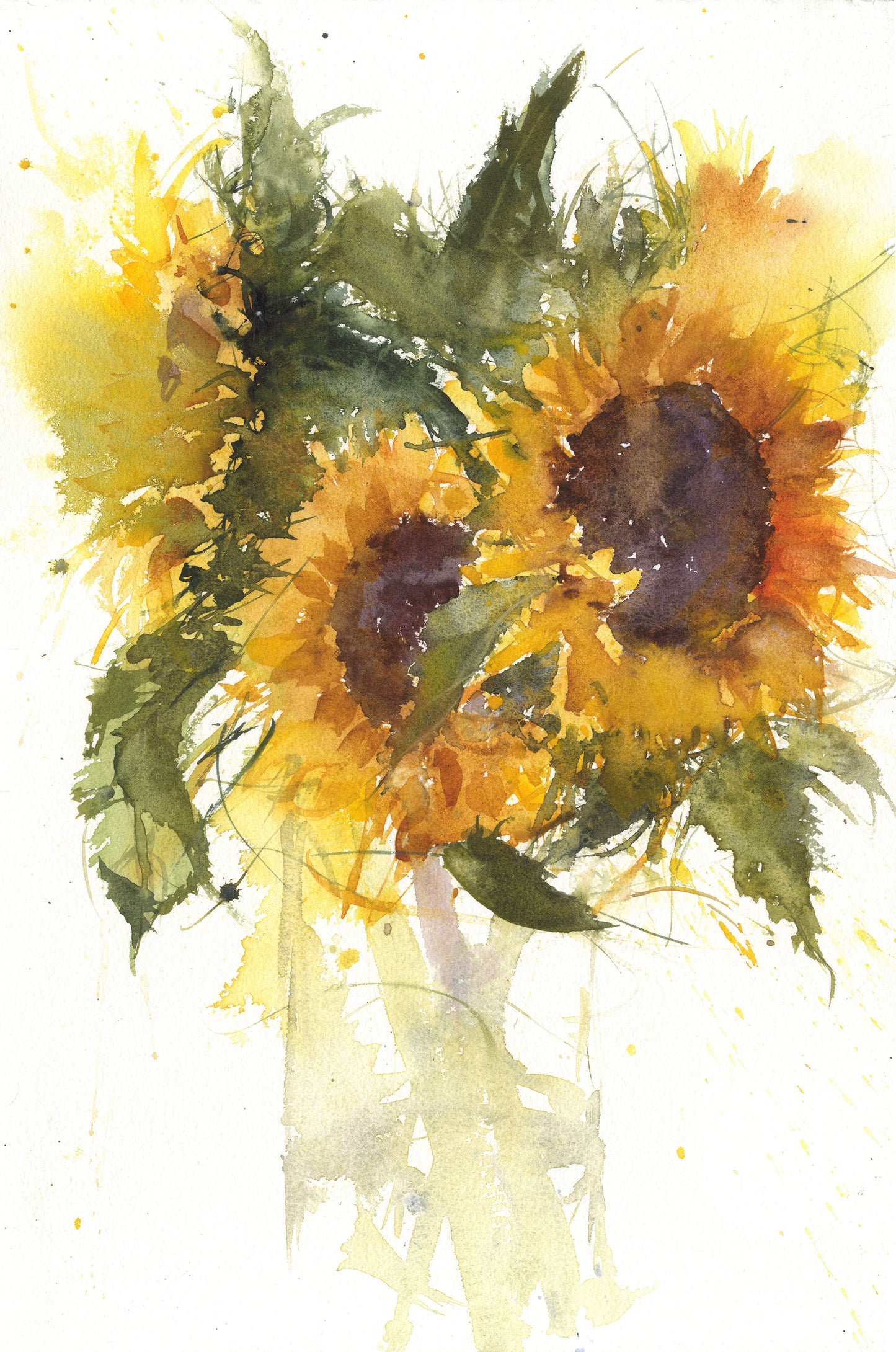 Limited edition print "Sunflowers"