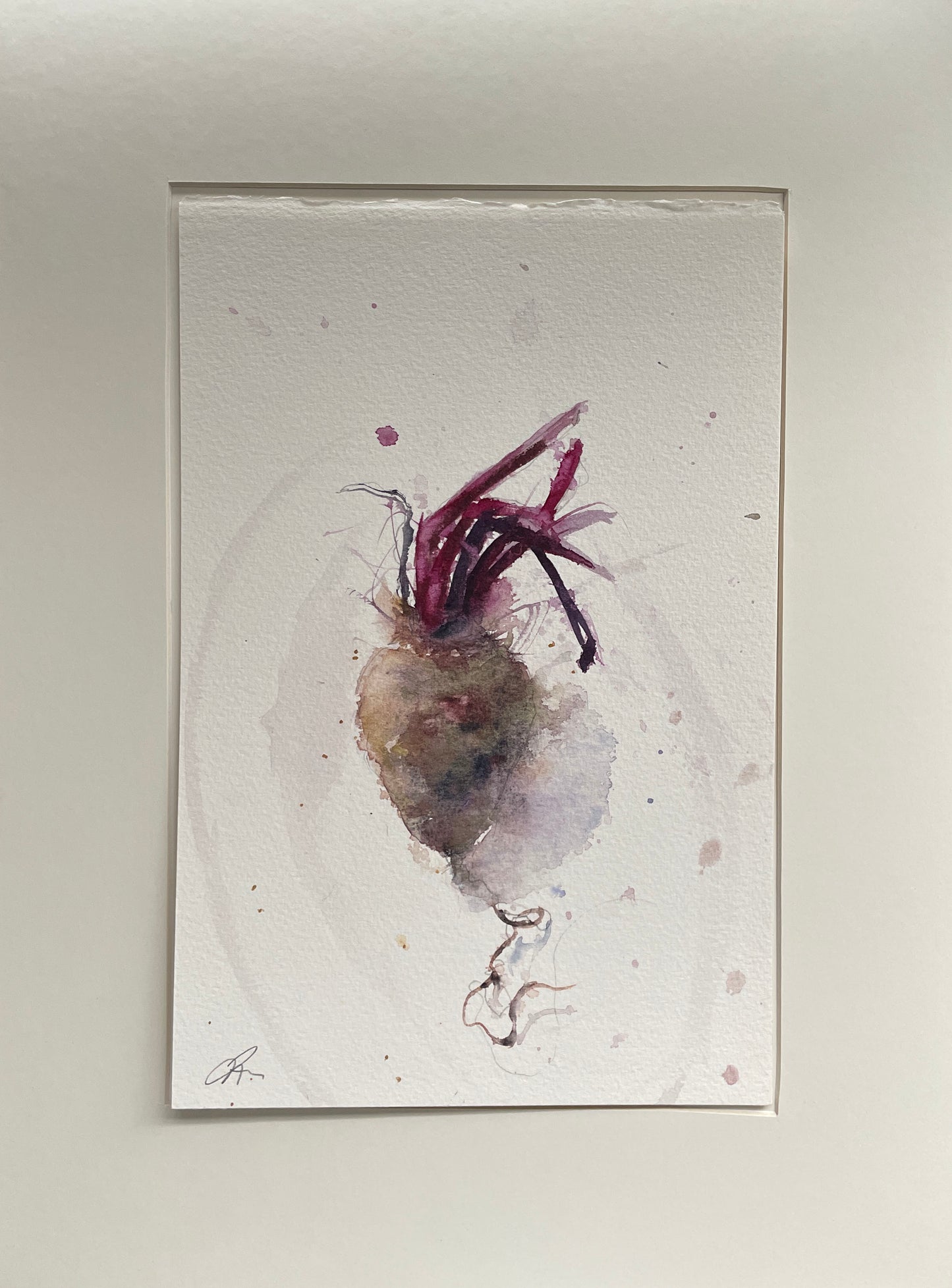 Original watercolour with mount - Jen Buckley Art limited edition animal art prints