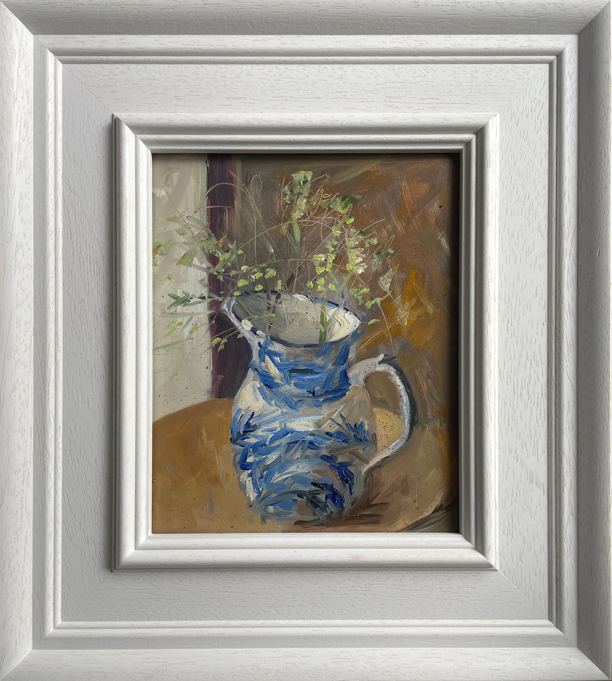 Blue jug and fennel