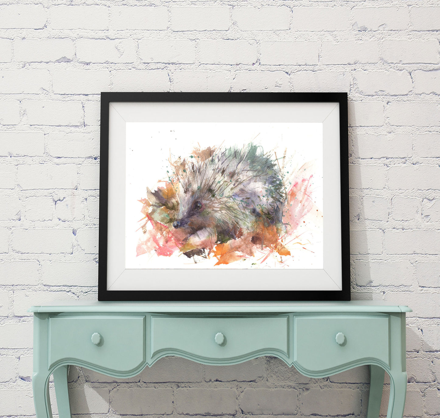 limited edition hedgehog print "Harold"
