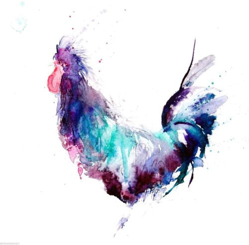 JEN BUCKLEY signed LIMITED EDITON PRINT of my original HEN - Jen Buckley Art limited edition animal art prints