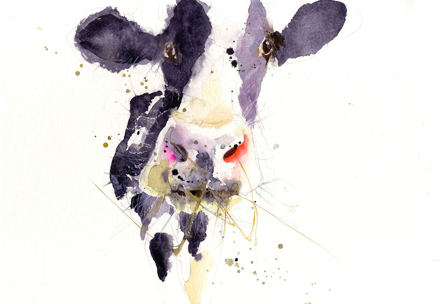 signed LIMITED EDITON PRINT Dairy Cow - Jen Buckley Art
- 3