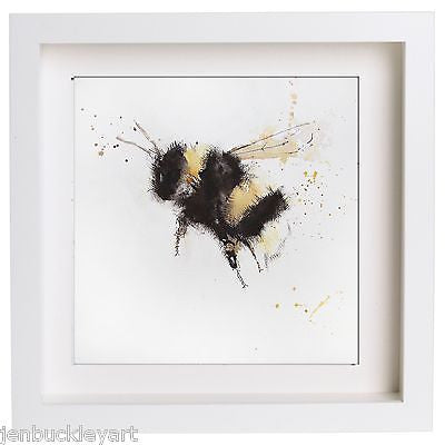 Signed print - Bumble bee - Jen Buckley Art limited edition animal art prints