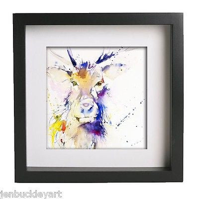 JEN BUCKLEY ART signed PRINT of my original STAG watercolour - Jen Buckley Art
- 4