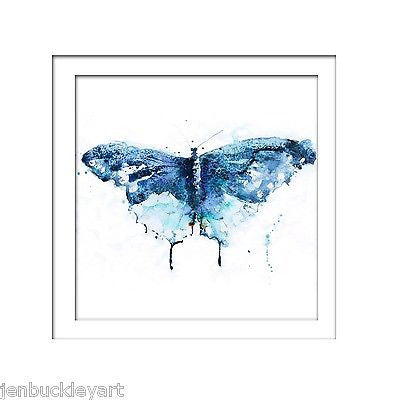 JEN BUCKLEY signed LIMITED EDITON BUTTERFLY PRINT 11 x 11 - Jen Buckley Art limited edition animal art prints