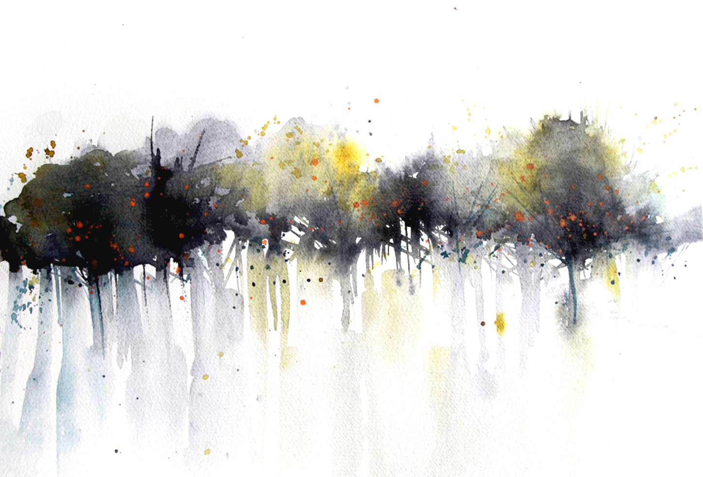 JEN BUCKLEY ART signed PRINT "Twilight trees" - Jen Buckley Art limited edition animal art prints