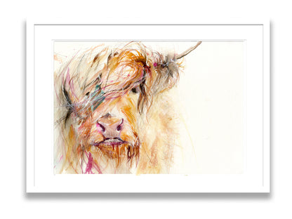 LIMITED EDITON PRINT Highland Cow - Jen Buckley Art limited edition animal art prints