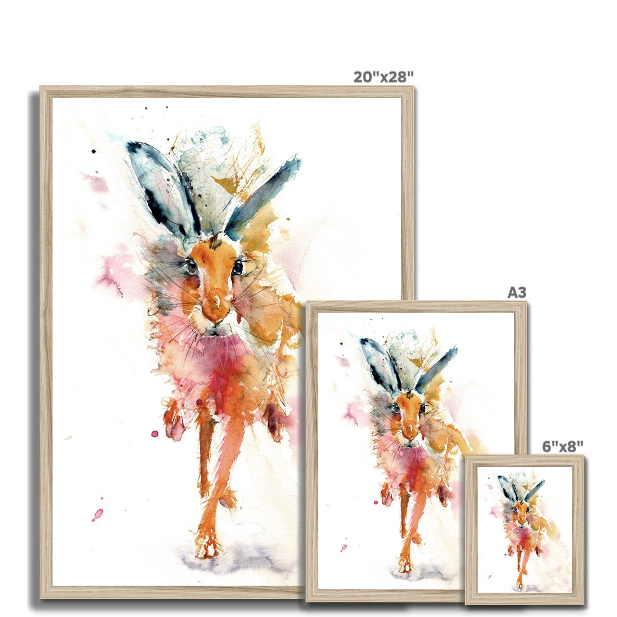 Running to you Framed Print