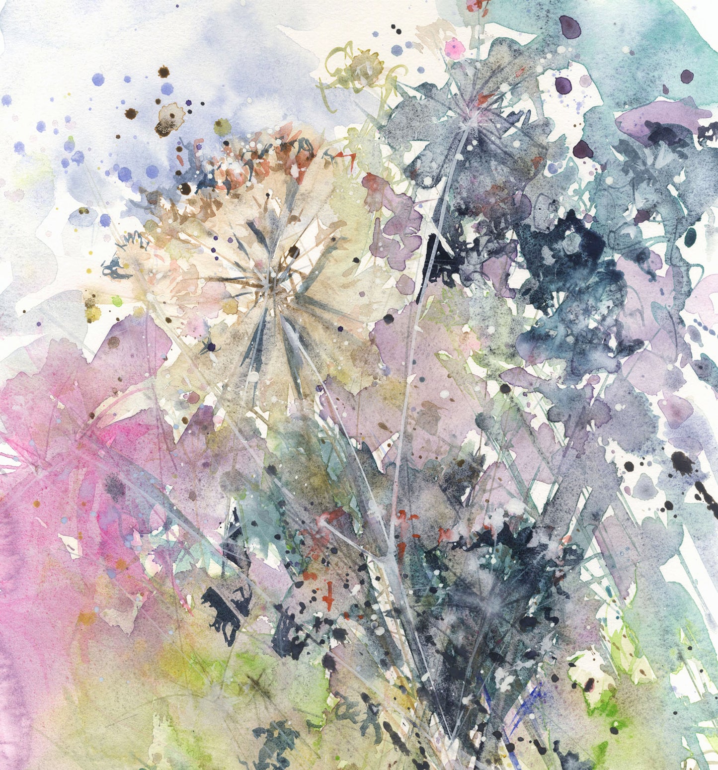 art print from original watercolour "Hedgerow" - Jen Buckley Art limited edition animal art prints