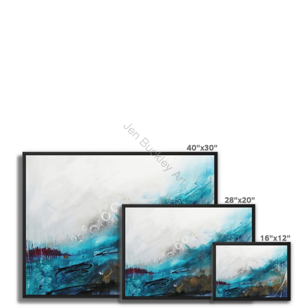 Journey Framed Canvas - Jen Buckley Art limited edition animal art prints