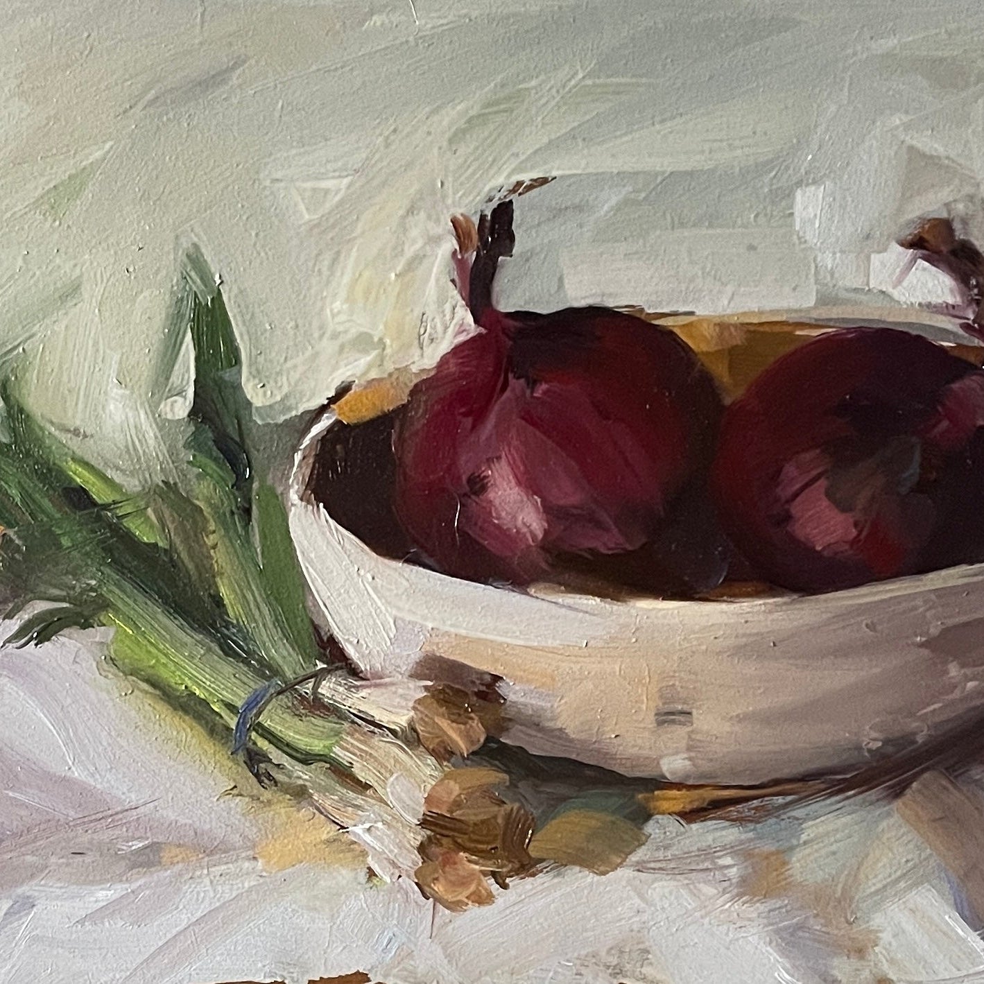 Still life with onions - Jen Buckley Art limited edition animal art prints