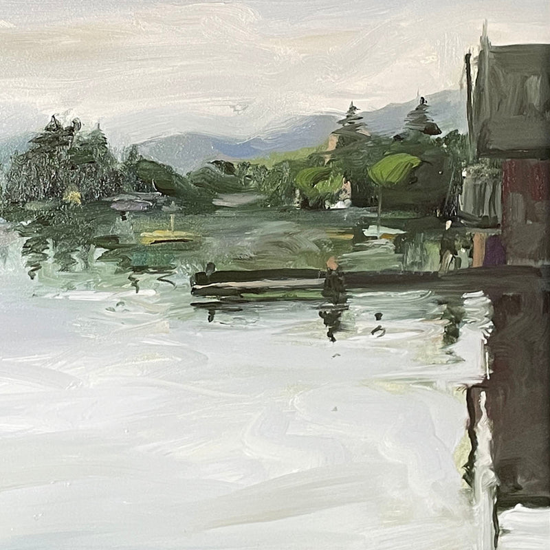 Boathouse, lake Windermere. - Jen Buckley Art limited edition animal art prints