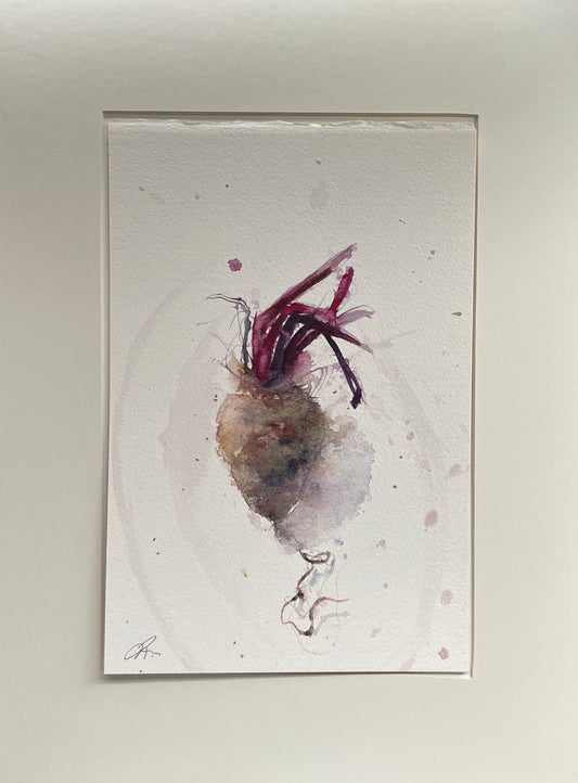 Original watercolour with mount - Jen Buckley Art limited edition animal art prints