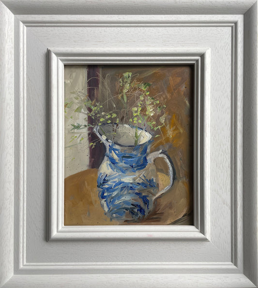 Blue jug and fennel