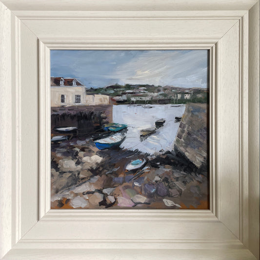 From Flushing across to Falmouth oil painting