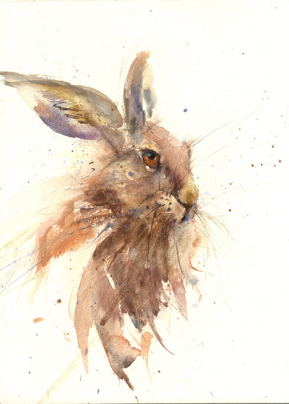 Limited edition hare print 'Hillary"