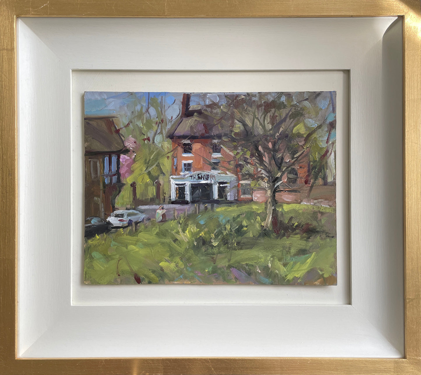 The Ship Inn, Handbridge. Chester. Original oil painting - Jen Buckley Art limited edition animal art prints