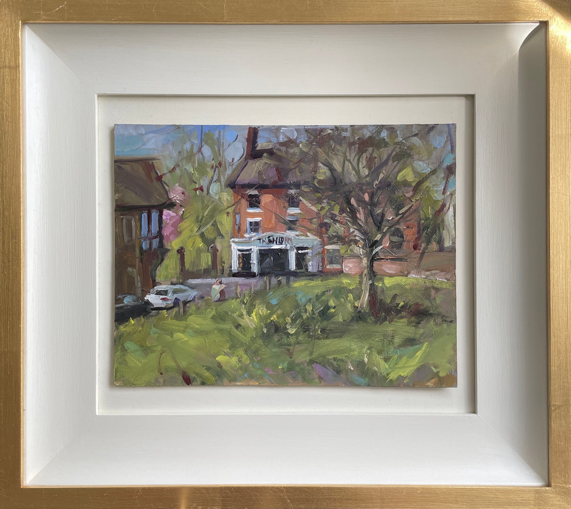 The Ship Inn, Handbridge. Chester. Original oil painting - Jen Buckley Art limited edition animal art prints