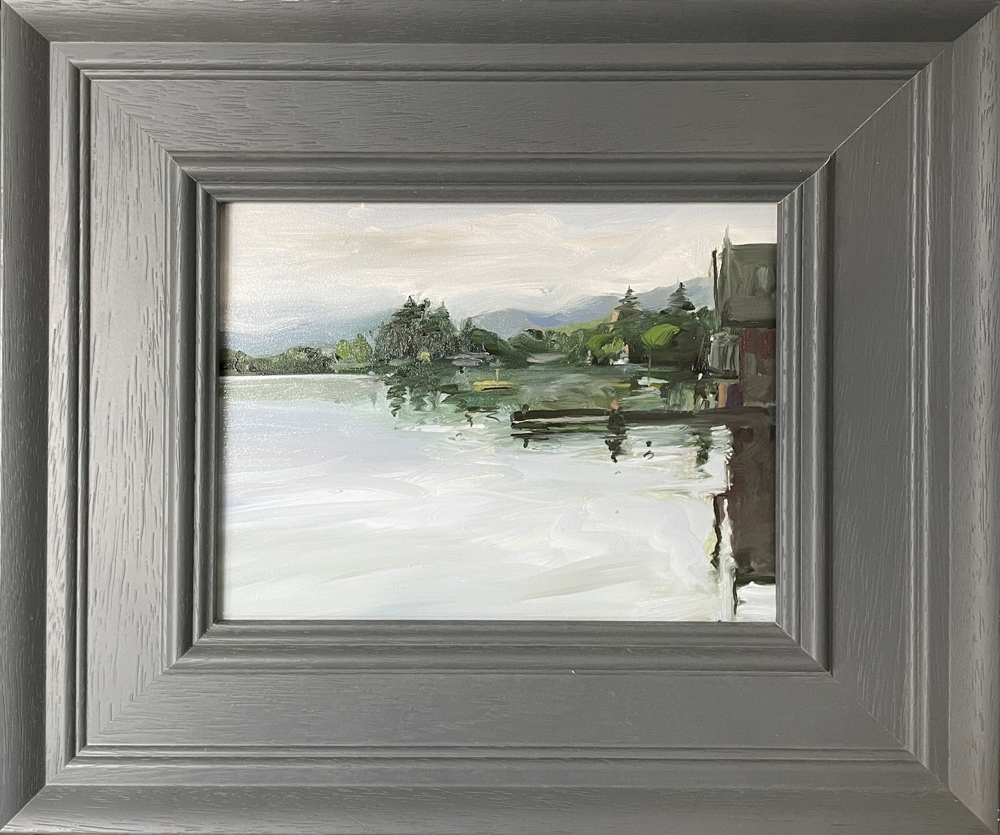 Boathouse, lake Windermere. - Jen Buckley Art limited edition animal art prints