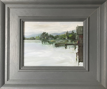 Boathouse, lake Windermere. - Jen Buckley Art limited edition animal art prints