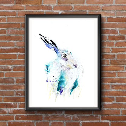 JEN BUCKLEY signed LIMITED EDITON PRINT of my original HARE 