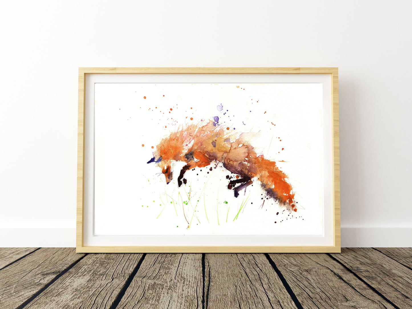 leaping fox by jen Buckley