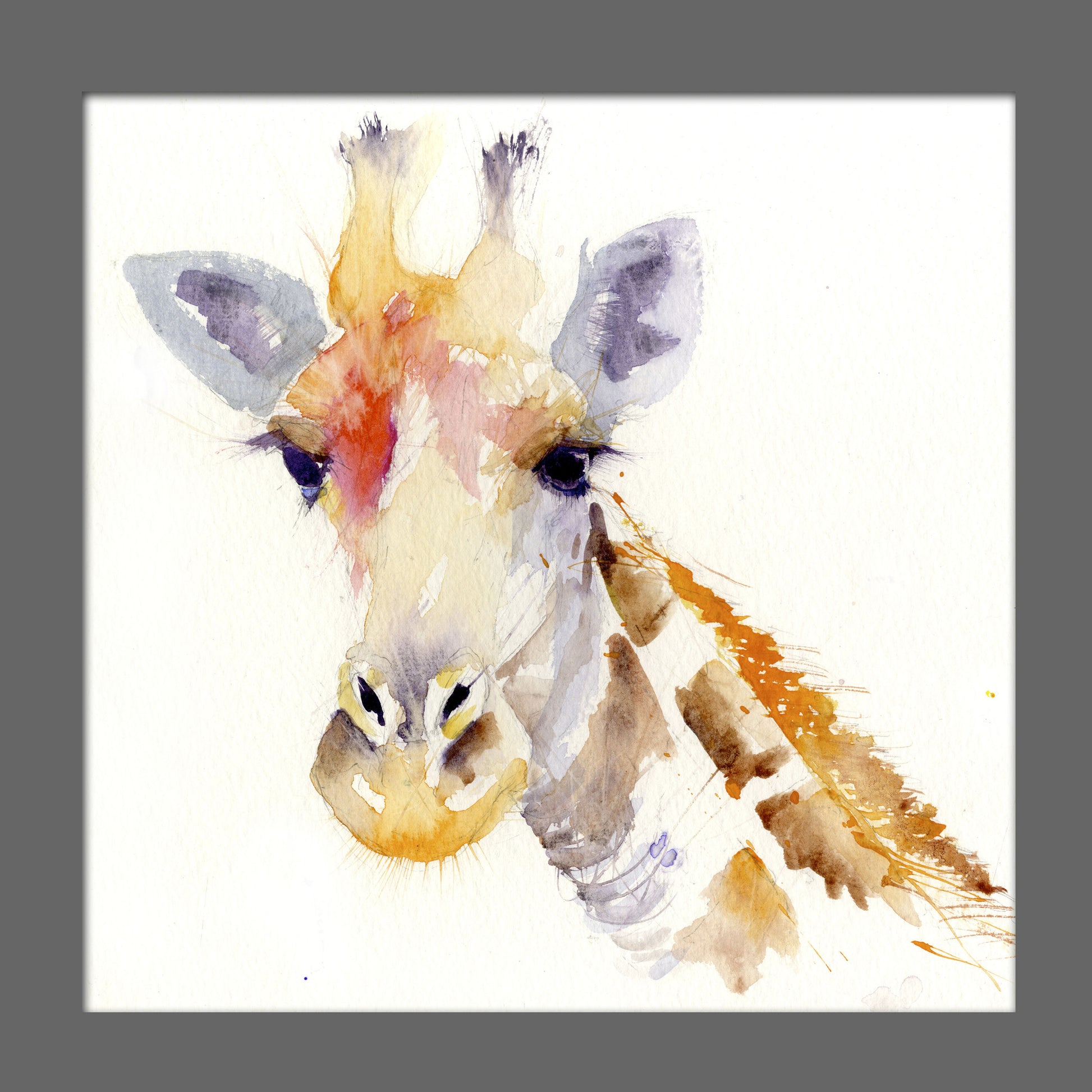JEN BUCKLEY signed LIMITED EDITION PRINT  'Giraffe' - Jen Buckley Art
 - 3