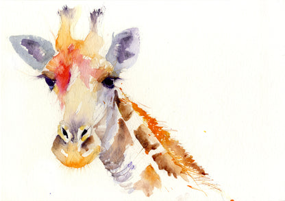 JEN BUCKLEY signed LIMITED EDITION PRINT  'Giraffe' - Jen Buckley Art
 - 4