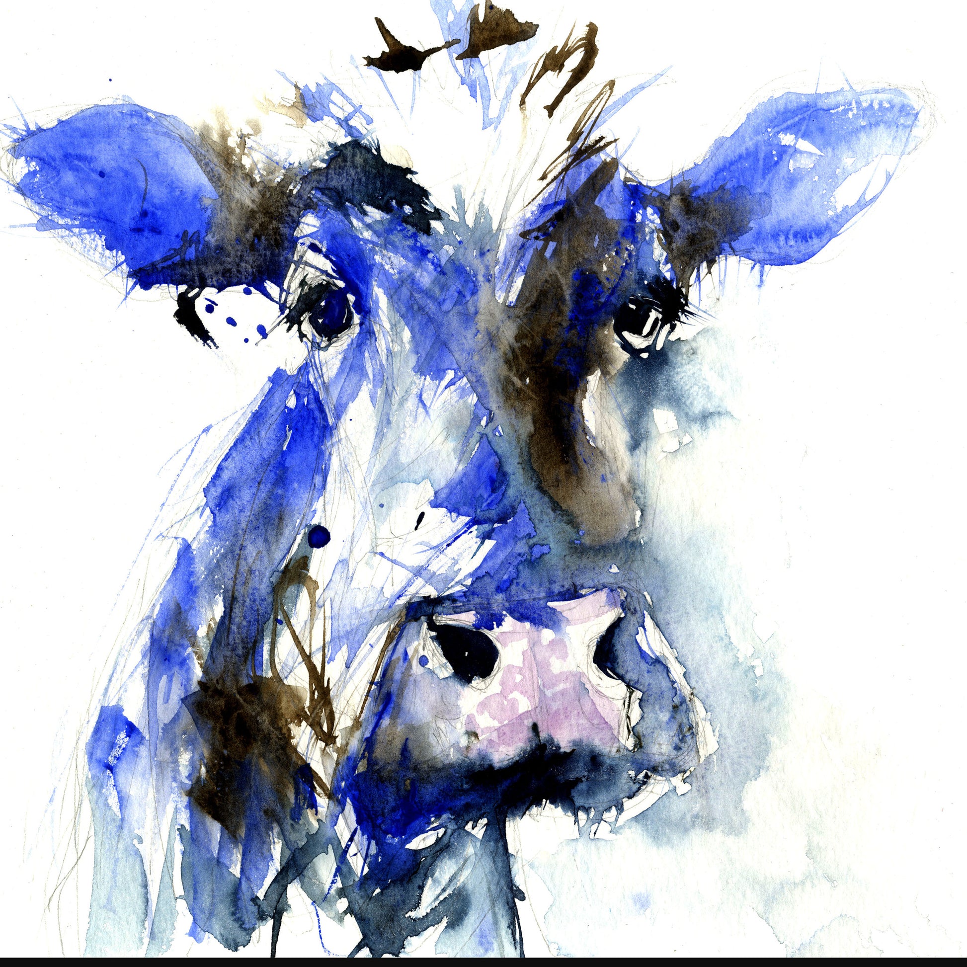 Jen Buckley cow art print