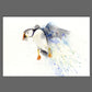 signed LIMITED EDITON PRINT of my original Flying PUFFIN - Jen Buckley Art limited edition animal art prints
