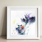Signed PRINT of an original HIGHLAND COW watercolour - Jen Buckley Art limited edition animal art prints