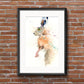 Limited edition hare print "On the lookout" - Jen Buckley Art limited edition animal art prints