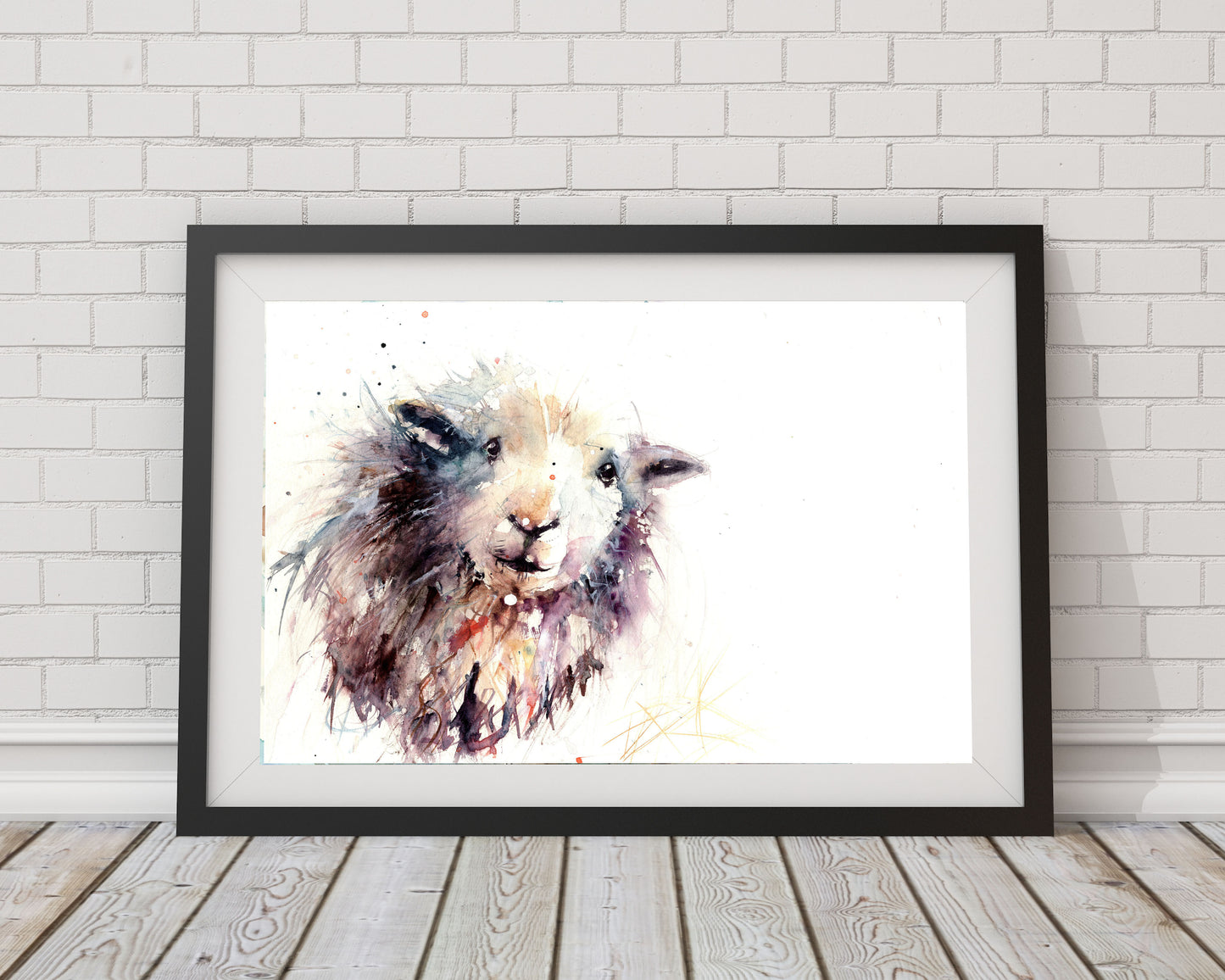 signed LIMITED EDITION PRINT of  original Herdwick sheep  painting    - Jen Buckley Art limited edition animal art prints