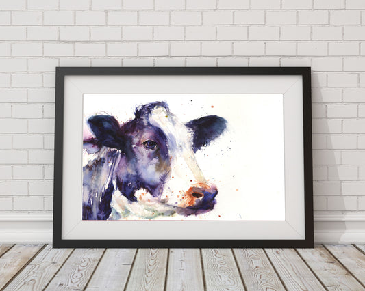 dairy cow art print