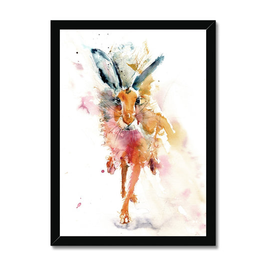 Running to you Framed Print