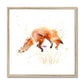 Lucas leaping fox Framed & Mounted Print