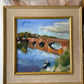 Old Dee Bridge, Chester. Oil on panel