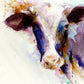 Signed limited edition print - Dairy cow - Jen Buckley Art limited edition animal art prints