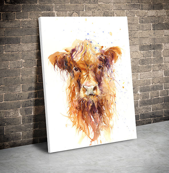 Any print on 100% cotton canvas stretched over museum quality wooden frame - Jen Buckley Art limited edition animal art prints