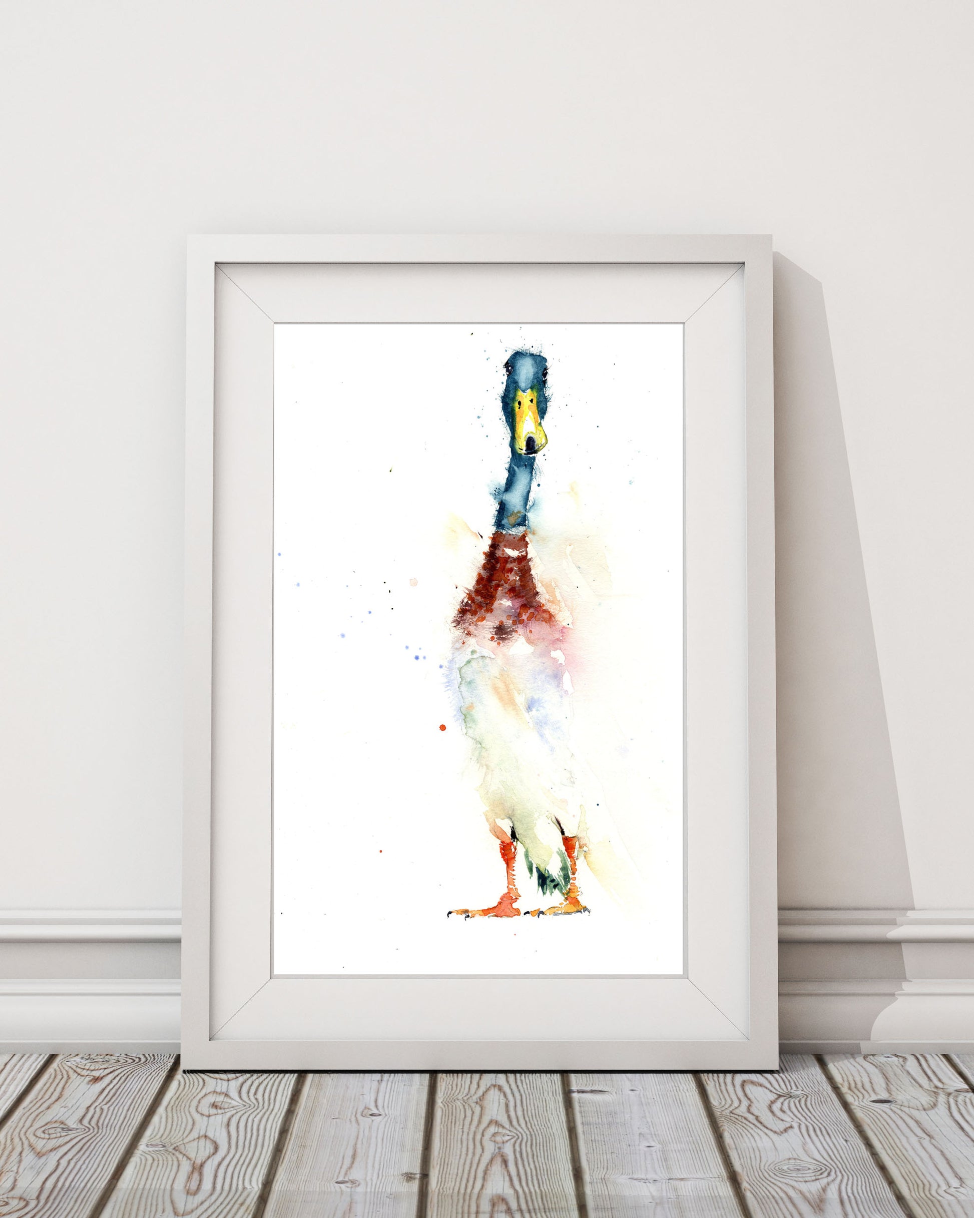 limited edition print  Indian runner DUCK - Jen Buckley Art limited edition animal art prints