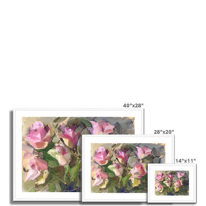 Wild Roses Framed & Mounted Print