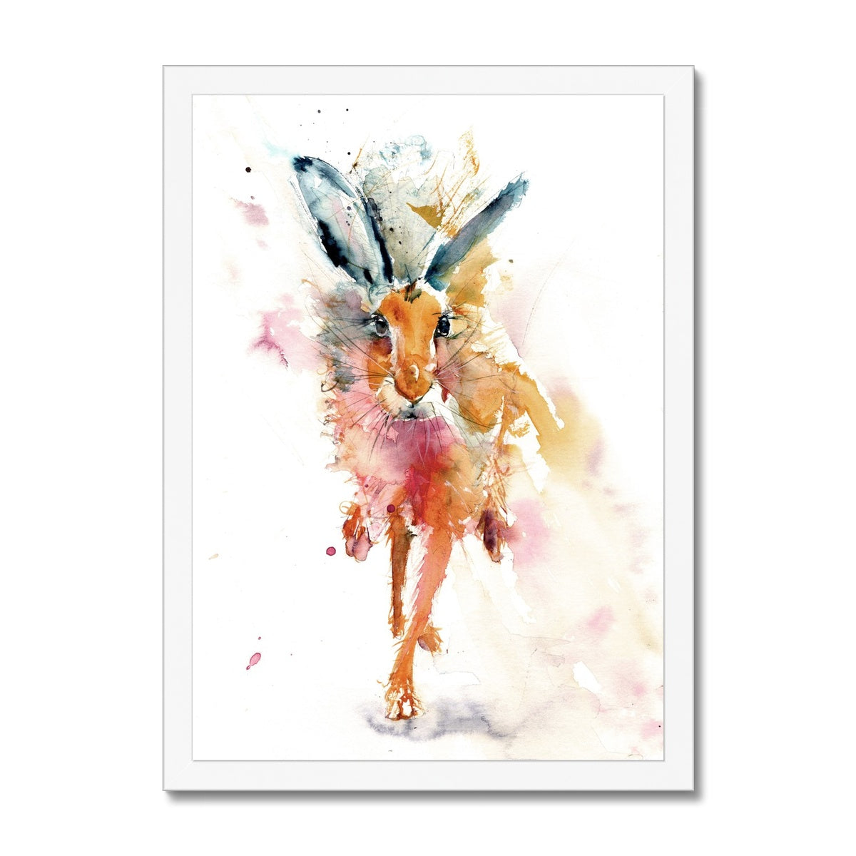 Running to you Framed Print