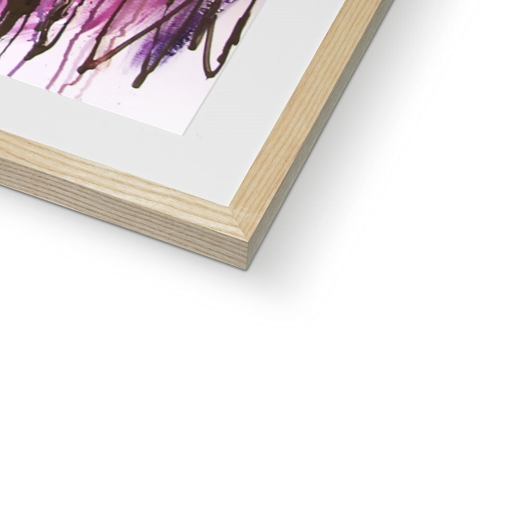 Summer meadow Framed & Mounted Print - Jen Buckley Art limited edition animal art prints