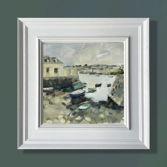 Flushing, looking across to Falmouth oil painting