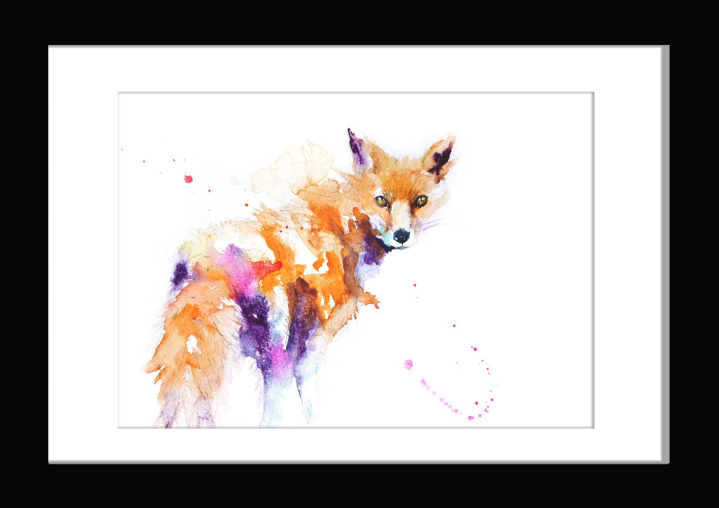 JEN BUCKLEY signed LIMITED EDITON PRINT 'Red Fox' - Jen Buckley Art limited edition animal art prints