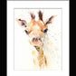 cute baby giraffe print by jen buckley
