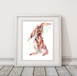 Limited edition hare print "lola" – Jen Buckley Art