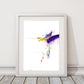 hummingbird print by jen buckley