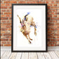 Limited edition hare print "Oliver" - Jen Buckley Art limited edition animal art prints