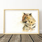 Original watercolour jaguar painting "Goshi" - Jen Buckley Art limited edition animal art prints